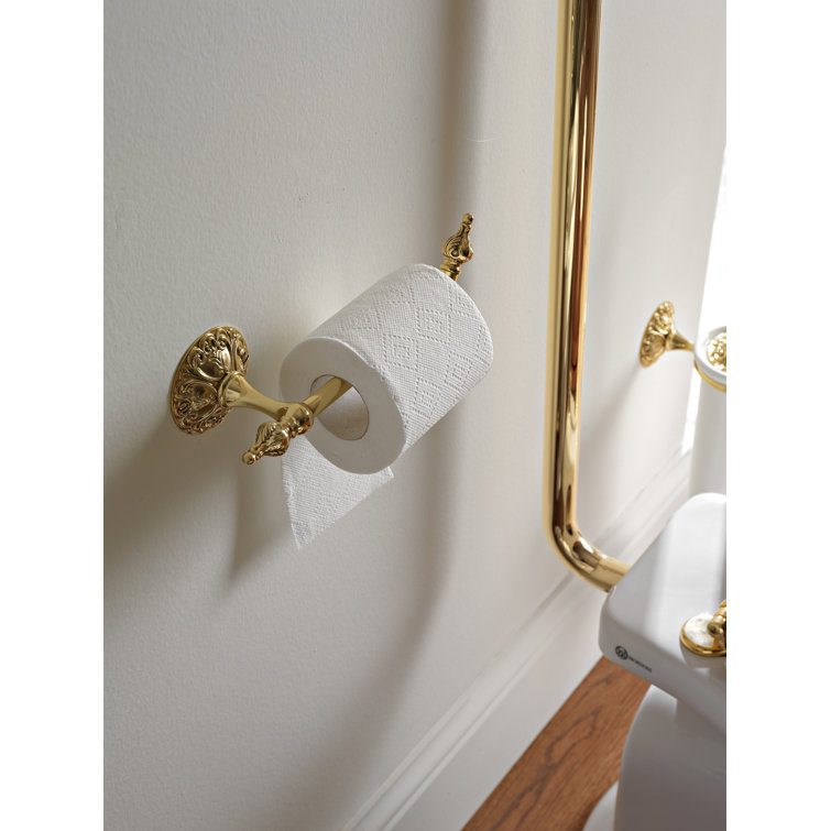 Astoria Grand Gingerich Wall Mounted Toilet Roll Holder Wayfair.co.uk